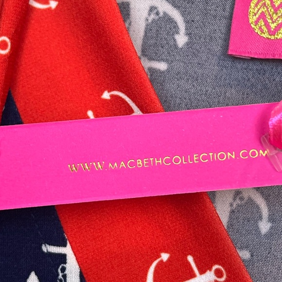 New Macbeth Collection Women's Nautical Hooded Tunic Beach Coverup Sz Small - Picture 6 of 16